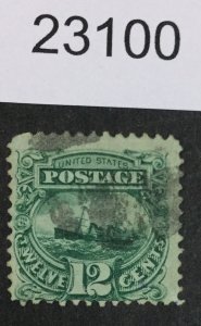 US STAMPS #117 USED LOT #23100