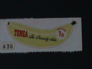 TONGA-1969-SC# 222-LOVELY BEAUTIFUL BANANA SHAPE CUT MINT VF-HARD TO FIND