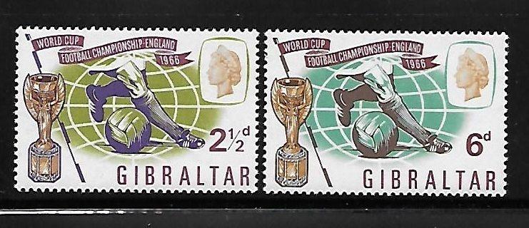 Gibraltar 1966 World Cup Soccer issue Omnibus MNH A356