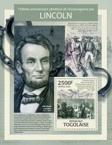 2013 TOGO MNH. ABRAHAM LINCOLN   |  Michel Code: 4945 / Bl.807