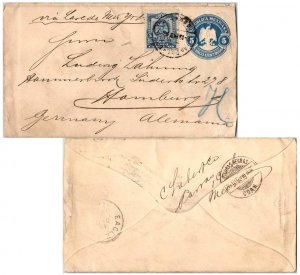 Mexico 5c Coat of Arms on 5c Coat of Arms Envelope 1899 [Parras de la Fuente,...