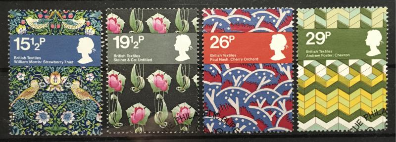 Great Britain 996-999 Textiles *737