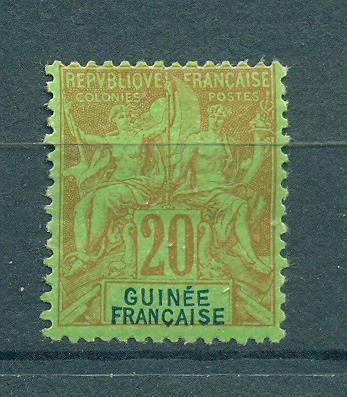 French Guinea sc# 9 mhr cat val $21.00