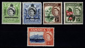 Jamaica 1963-64 Independence, Wmk Mult St Edwards Crown, Part Set [Unused]