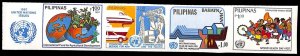Philippines 1987, UNO program 4v [:::, imperforated, MNH