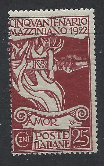 ITALY SC# 140 AVF OG 1922