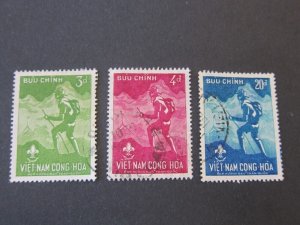 Vietnam 1959 Sc 124-5,127 FU