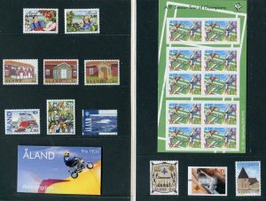 Finland Aland 1998 Official Stamp Set From the Year Book All MNH