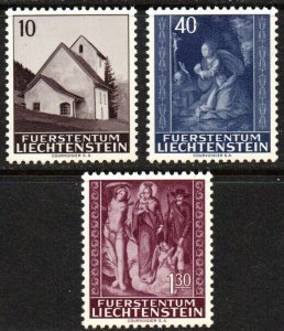 Liechtenstein Sc #391-393 Mint Hinged