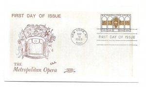 2054 Metropolitan Opera, Colonial, FDC