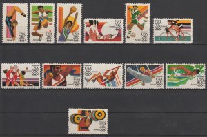 Scott# C101-12 1983 28c-40c Summer Olympics Issue VF MNH Set