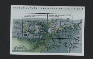Germany  #2009A  MNH  1998   sheet  Saxon Switzerland national park