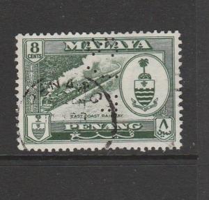 Malaya Penang, 1960 Defs 8c FU SG 59