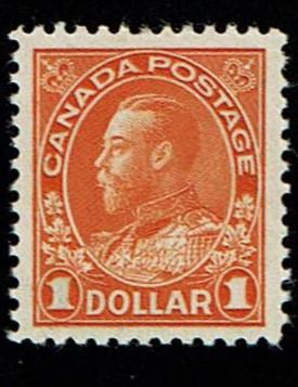 Canada #122 XF-OG-NH. SCV - $240.00