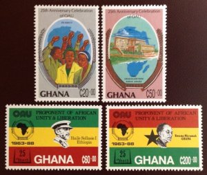 1989 Ghana 1221-1224 25 years Organization of African Unity