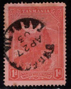 Tasmania Scott 96 used dull red color wmk 70