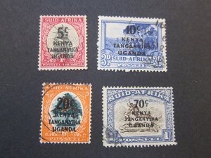 Kenya Uganda Tanganyika 1941 86a-9a set FU