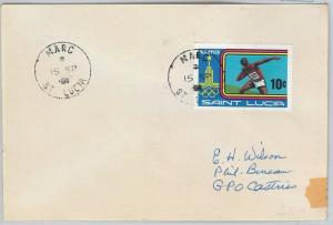 62315  -  ST LUCIA - POSTAL HISTORY -   COVER 1981: MARC