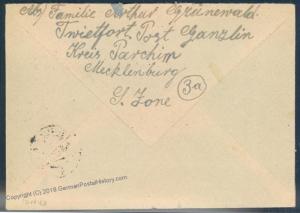 Germany DDR SBZ 1950 MeF Mi226 Airmail Cover Relief German Needy USA 56853