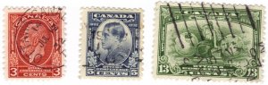 Canada #192-94 Ottawa Conference cpl used