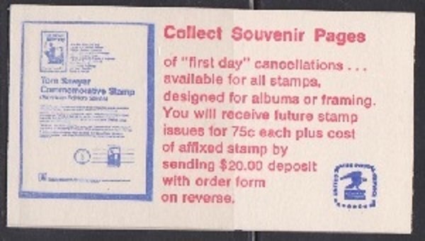 BK131 Capitol Flag Booklet - 1623a