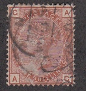 Great Britain # 87, Queen Victoria, Used, 1/3 Cat.