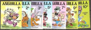 1981 Anguilla Scott 434-440 Easter MNH