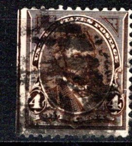 United States Scott # 222, used