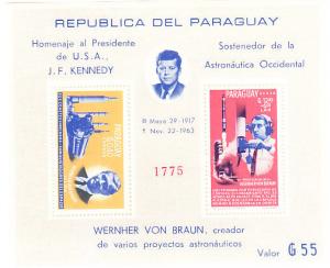 Paraguay #841a SS - JFK