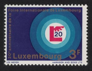 Luxembourg Intl Fair Block of 4 1968 MNH SG#824 MI#774