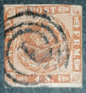 Denmark 4s 1858 (2)