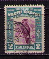 NORTH BORNEO Sc# 194 USED FVF Palm Cockatoo Bird