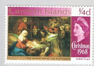 Cayman Islands 209 MNH Adoration of Shepherds 2 1969 (BP76608)