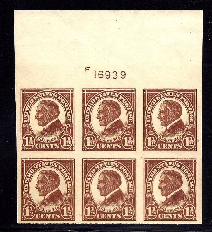 576 Mint,OG,NH... Plate Block of 6... SCV $45.00