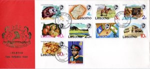 Lesotho - 1976 Definitive FDC SG 300-309