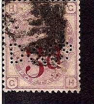 94 / 159 - 1883 - 3d. on 3d. lilac