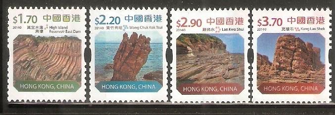 Hong Kong 2014 Landscapes Definitives Coil Stamps Set MNH