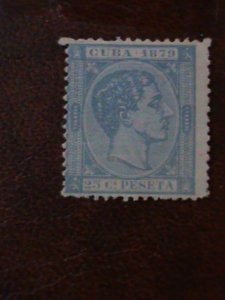 ​CUBA-1880-SCF#91-KING ALFONSO XII -MH -VF-144 YEARS OLD WE SHIP TO WORLDWIDE