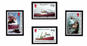 Brit Ant Terr 289-92 MNH 2000 Ships