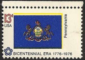 # 1634 MINT NEVER HINGED STATE FLAG PENNSYLVANIA