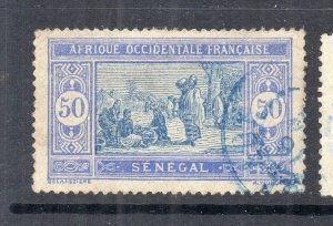 French Senegal 1914 Early Issue Fine Used 50c. NW-231069