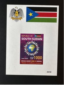 2020 South Sudan ND IMPERF Struggle against COVID-19 Pandemic Coronavirus-