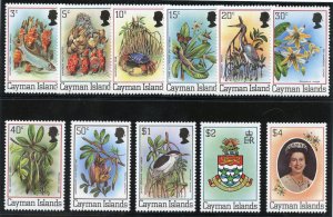 Cayman Islands 1980 QEII Flora & Fauna set complete superb MNH. SG 515A-525A.