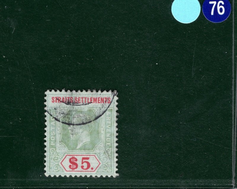 Malaya STRAITS SETTLEMENTS KGV High Value SG212d $5 (Die II) Used Cat £100 SBB76