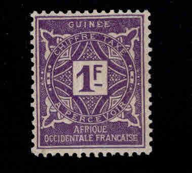 FRENCH GUINEA Scott J23 MH* Postage due stamp