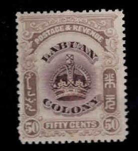 Labuan Scott 108 MH* Crown stamp CV$12