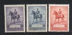 Australia #152 - #154 VF/NH