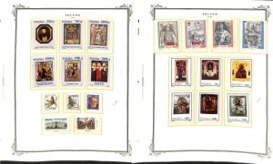 Poland Stamp Collection on 24 Scott Specialty Pages, 1991-1994