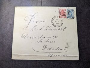 1895 Russia Cover to Dresden N Germany