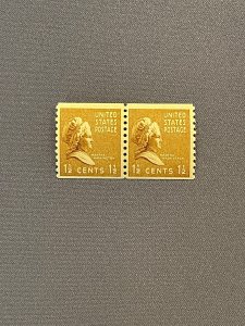 840, Martha Washington, Mint OGNH, Pair, CV $3.50